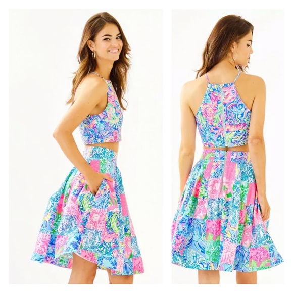 Lilly Pulitzer Dresses & Skirts - LILLY PULTIZER 2-Piece Navia Set Multi Color Sz 8